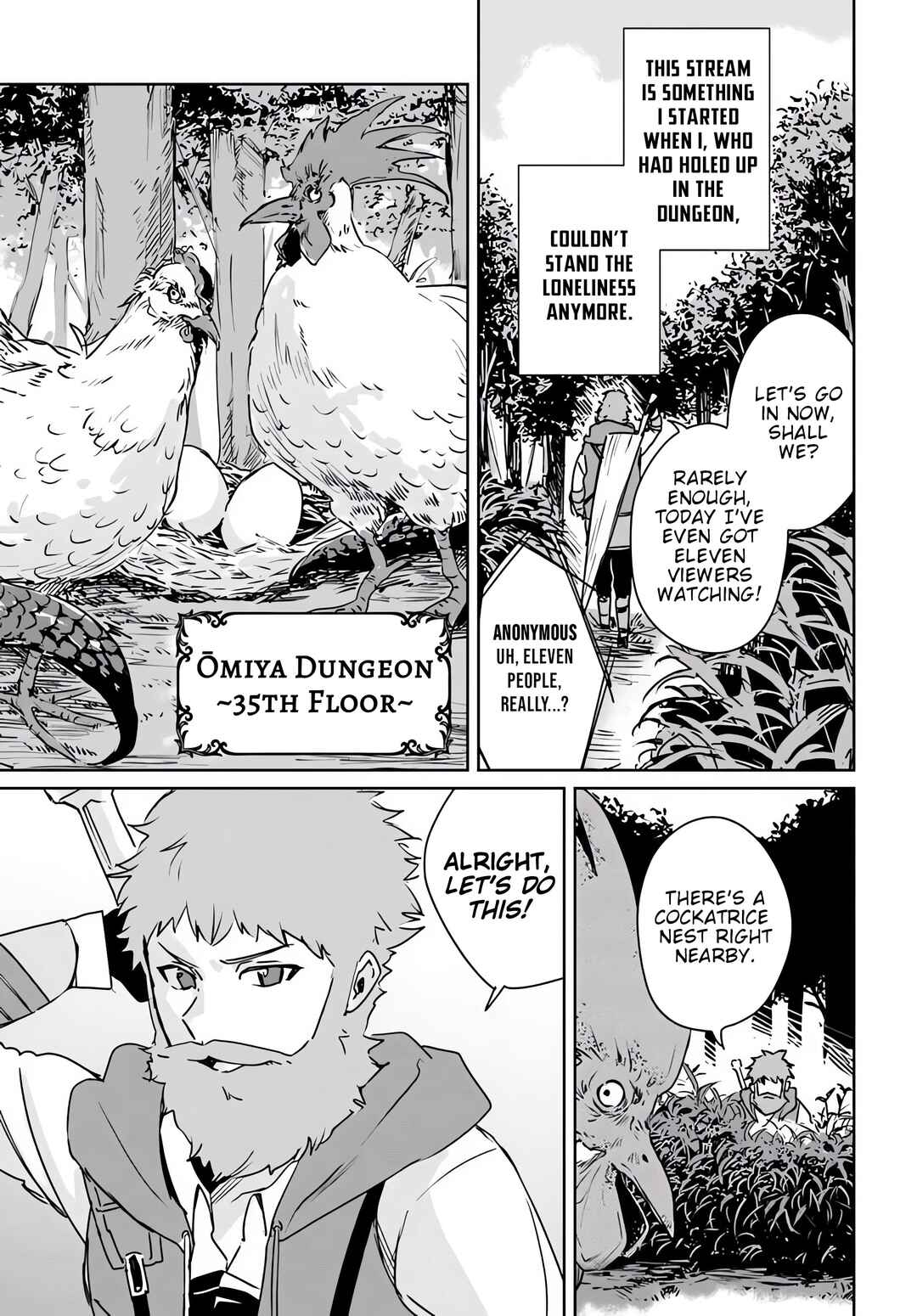 Page 9 Chapter 1 Juusho Futei Camper wa Dungeon de Nonbiri to Kurashitai ~Kiken na Shinsou Monster mo Ore ni Totte wa Shokuzai desu~
