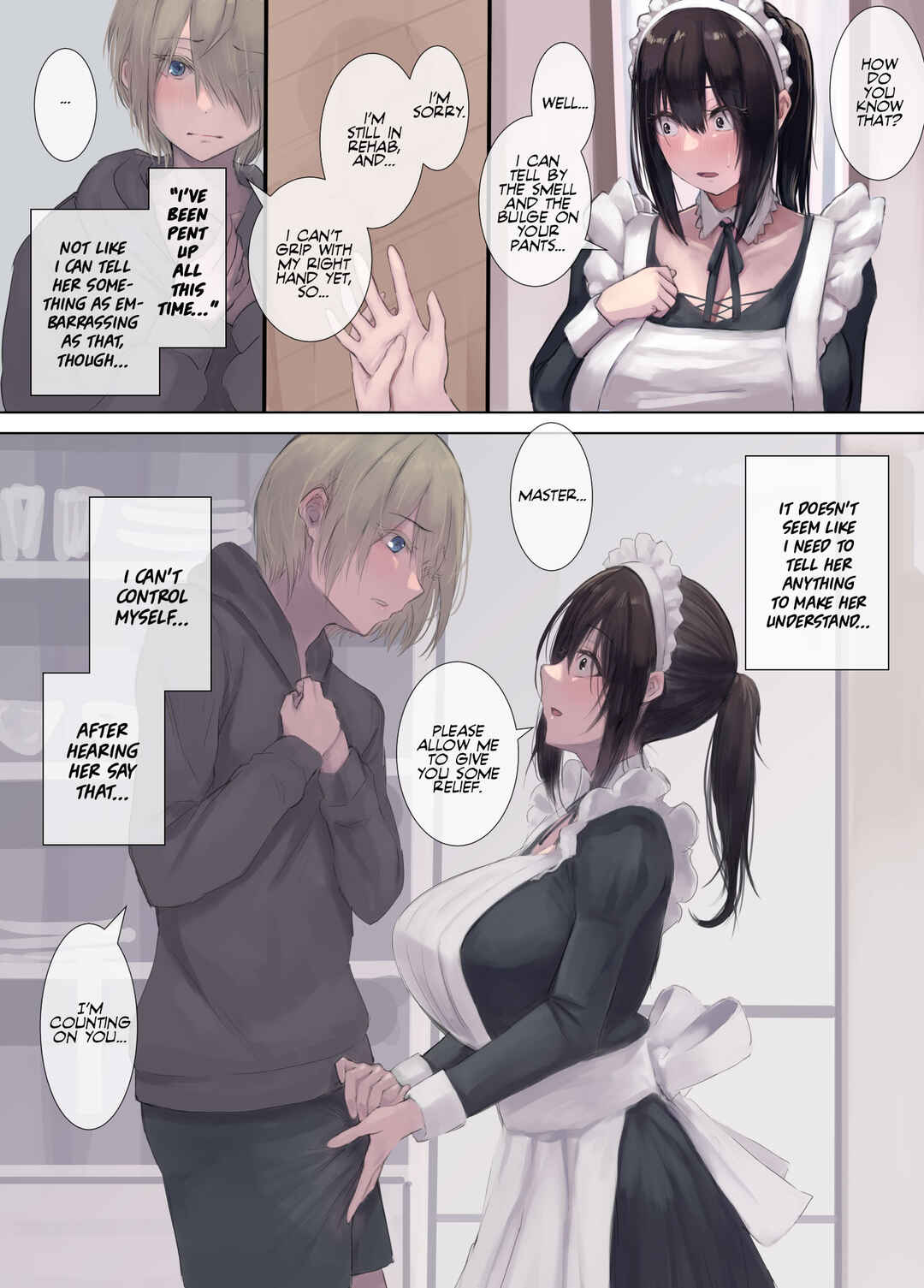 Page 7 Chapter 1 Gokuama -Yonpakugan no Maid-san-