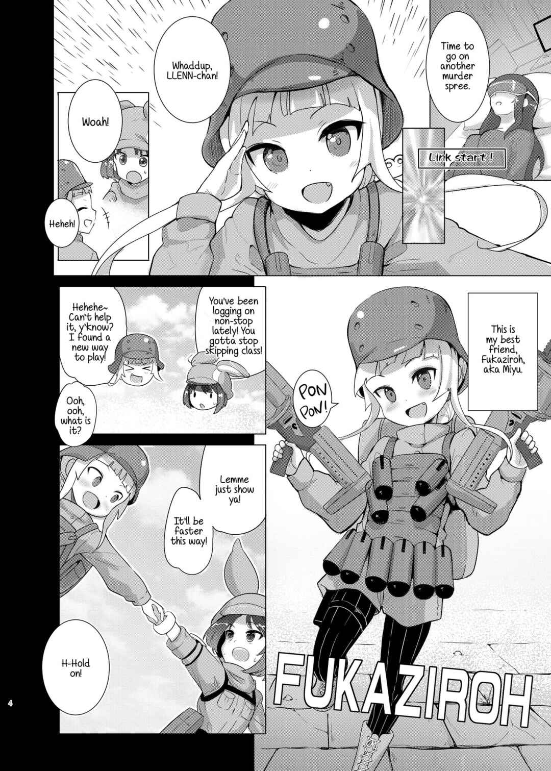 Page 3 Chapter Unknown_4b16 Sword Art Online Alternative Gun Gale Online - Llenn & Fuka to Youjo sex party (Doujinshi)