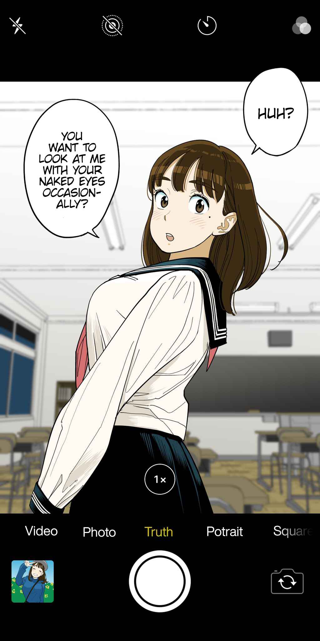Page 1 Chapter 6 Smartphone POV Comics