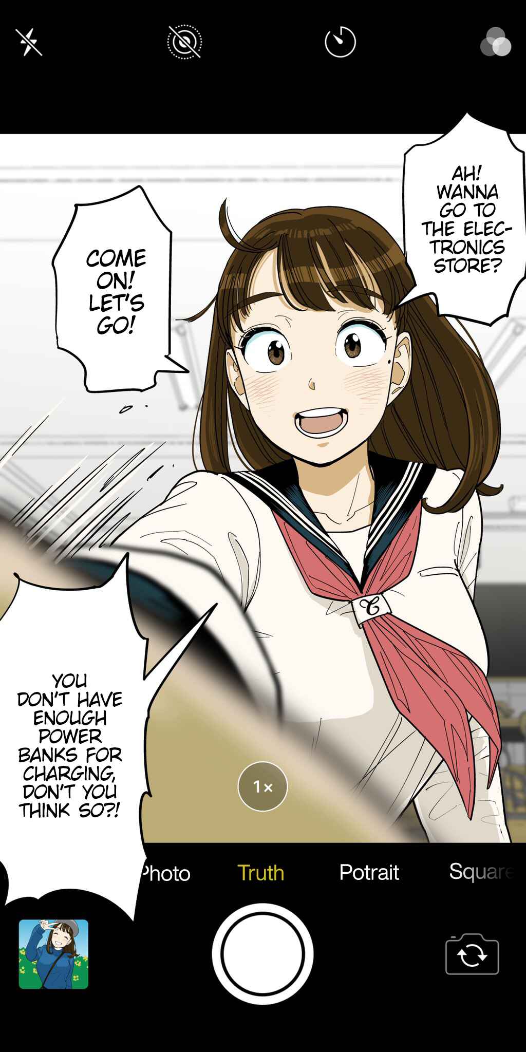 Page 4 Chapter 6 Smartphone POV Comics