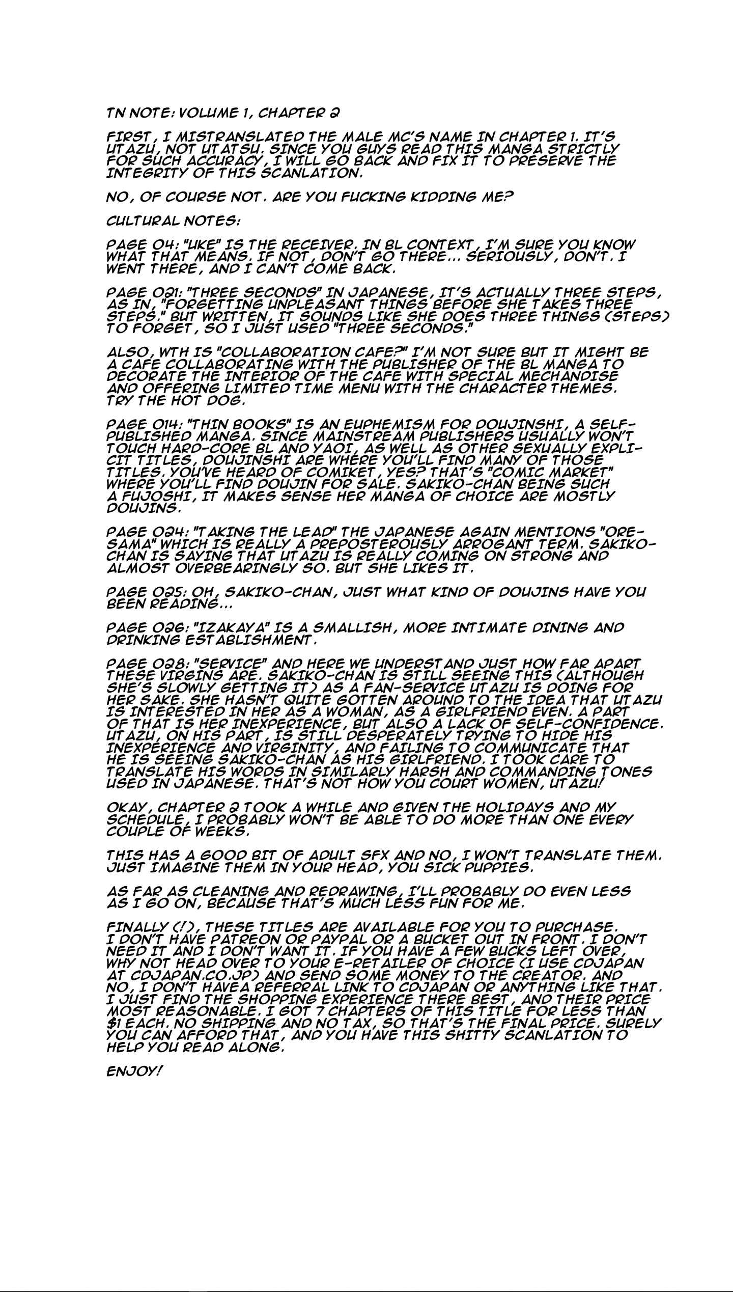 Page 36 Chapter 2 Sono Oshi, XX ni Tsuki