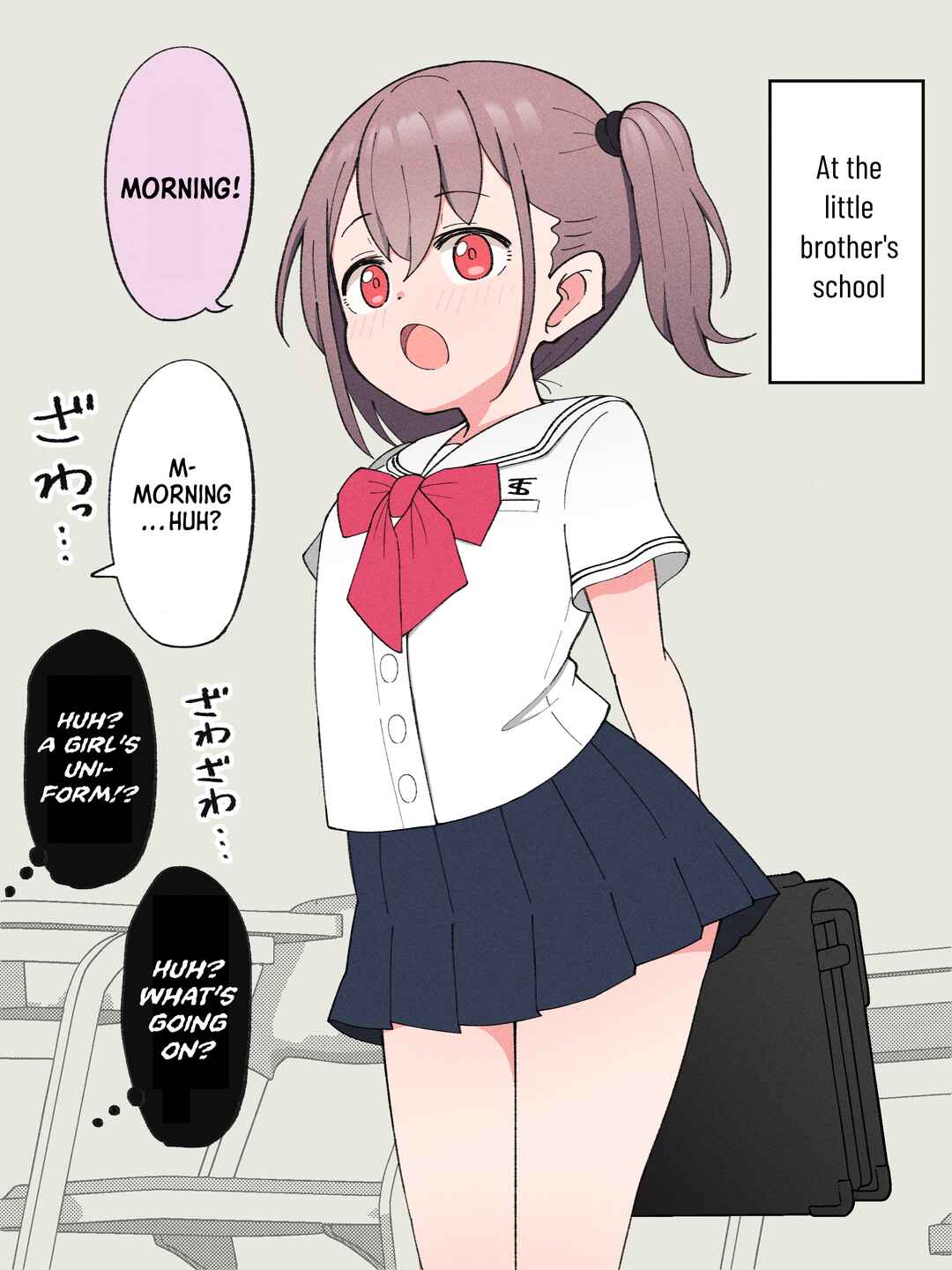 Page 1 Chapter 19 How the Little Brother Who Turned Into a Girl Became His Big Brothers Girlfriend