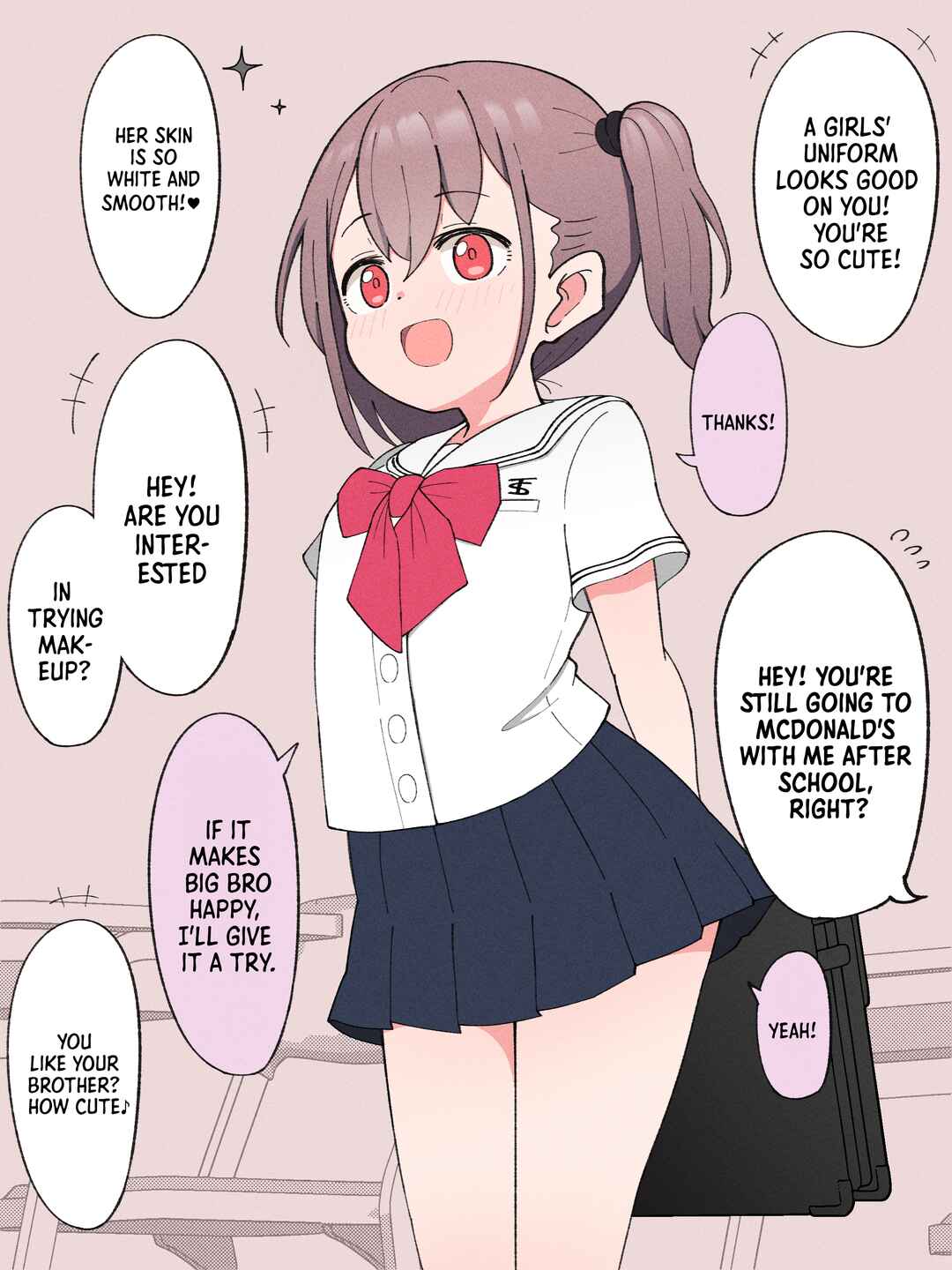 Page 4 Chapter 19 How the Little Brother Who Turned Into a Girl Became His Big Brothers Girlfriend