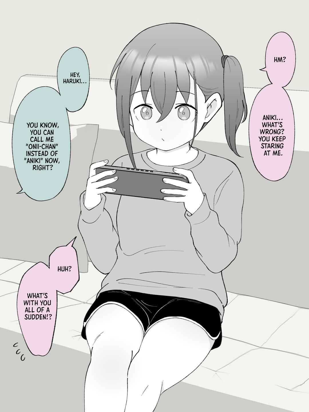 Page 1 Chapter 55 How the Little Brother Who Turned Into a Girl Became His Big Brothers Girlfriend