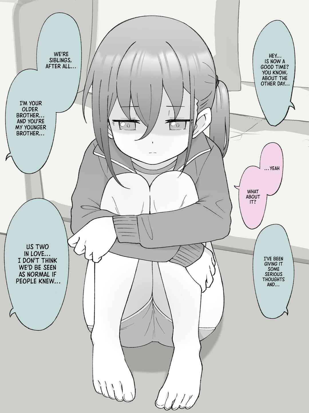 Page 1 Chapter 37 How the Little Brother Who Turned Into a Girl Became His Big Brothers Girlfriend