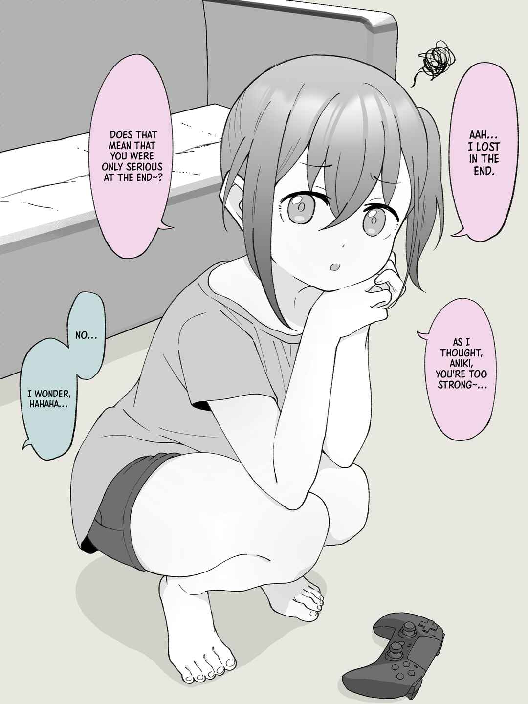 Page 1 Chapter 39.5 How the Little Brother Who Turned Into a Girl Became His Big Brothers Girlfriend