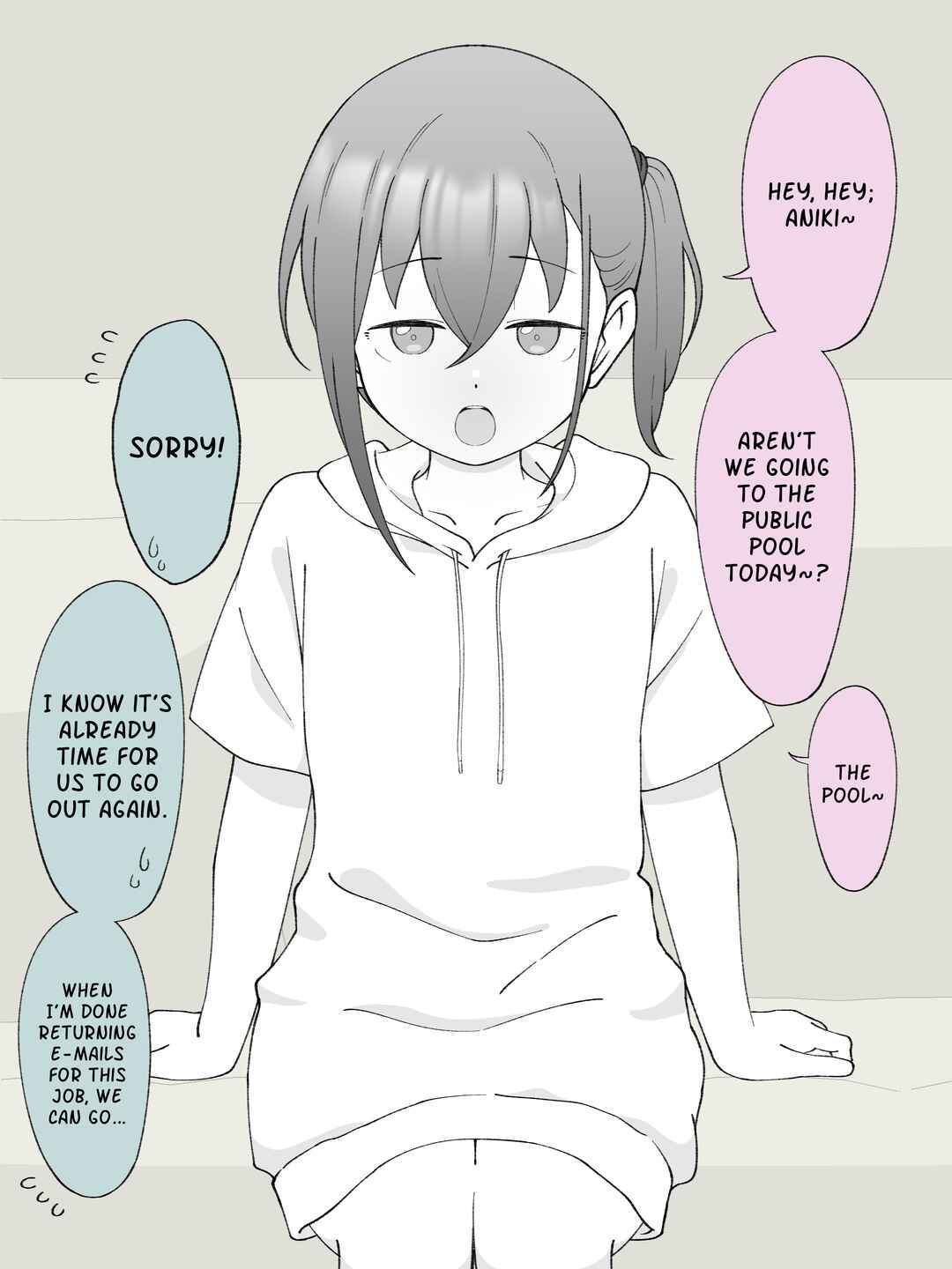 Page 1 Chapter 130 How the Little Brother Who Turned Into a Girl Became His Big Brothers Girlfriend