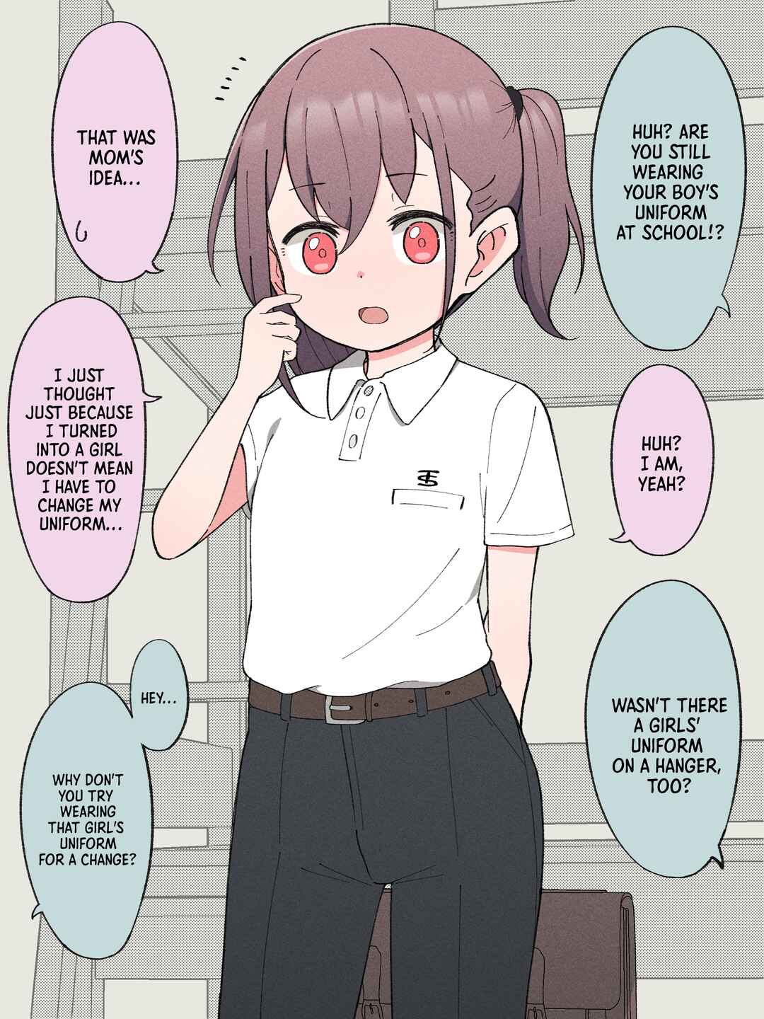 Page 1 Chapter 17 How the Little Brother Who Turned Into a Girl Became His Big Brothers Girlfriend