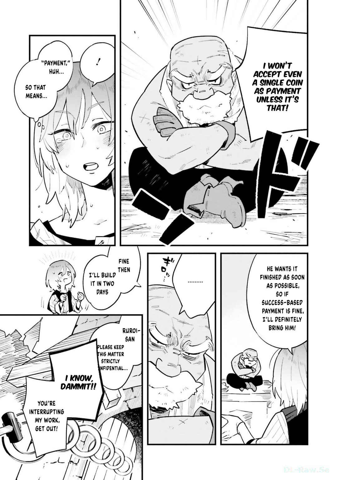 Page 14 Chapter 4 Karada wa Jidou, Nakami wa Ossan no Nariagari Boukenki