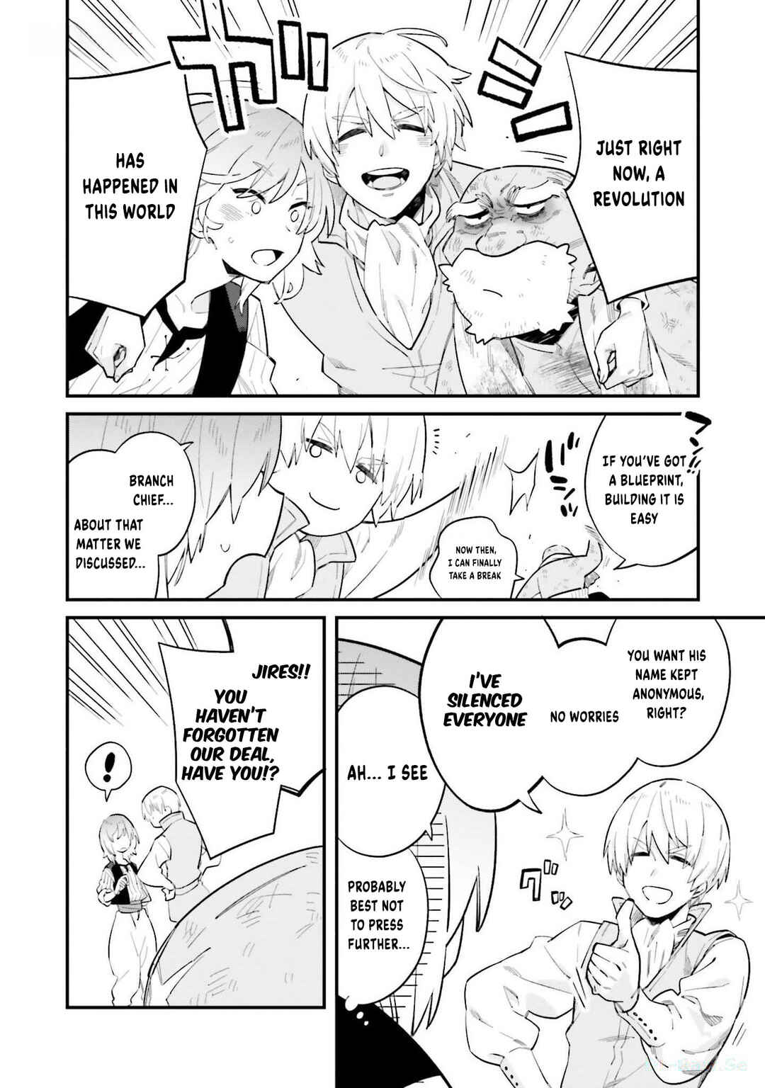 Page 21 Chapter 4 Karada wa Jidou, Nakami wa Ossan no Nariagari Boukenki