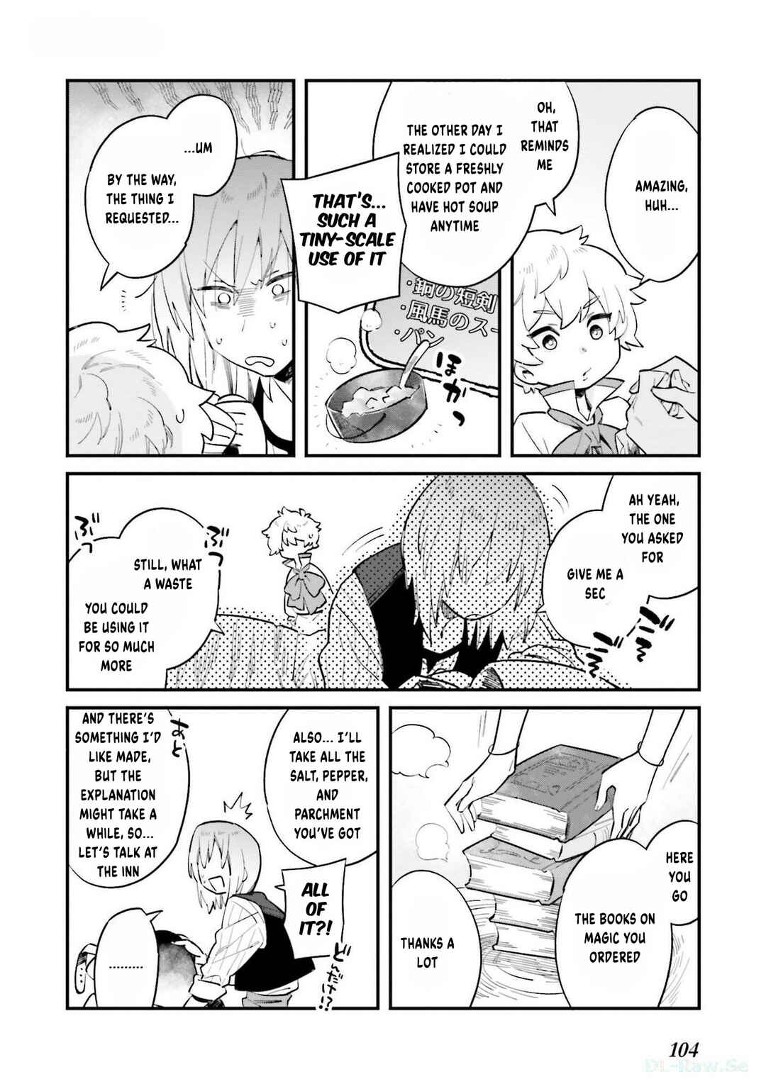 Page 5 Chapter 4 Karada wa Jidou, Nakami wa Ossan no Nariagari Boukenki