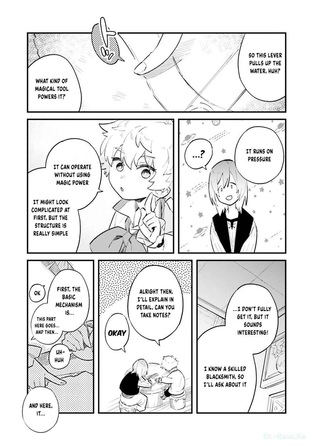 Page 8 Chapter 4 Karada wa Jidou, Nakami wa Ossan no Nariagari Boukenki