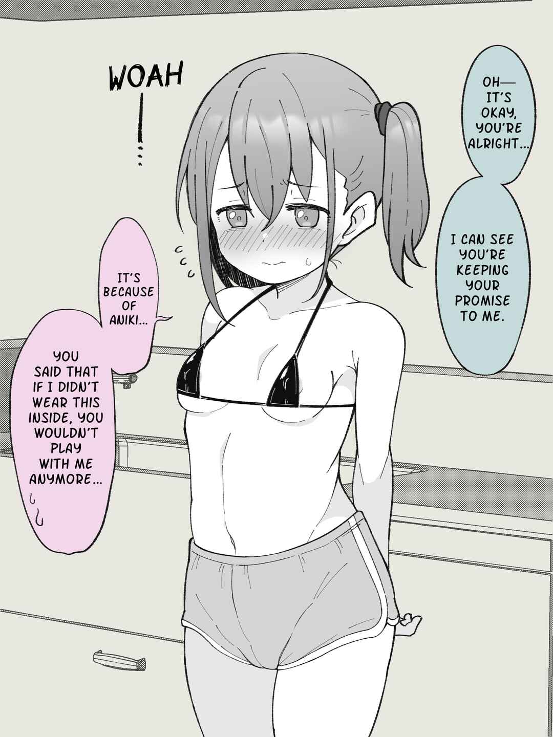 Page 5 Chapter 7.5 How the Little Brother Who Turned Into a Girl Became His Big Brothers Girlfriend. (Fantia 18+ Content)