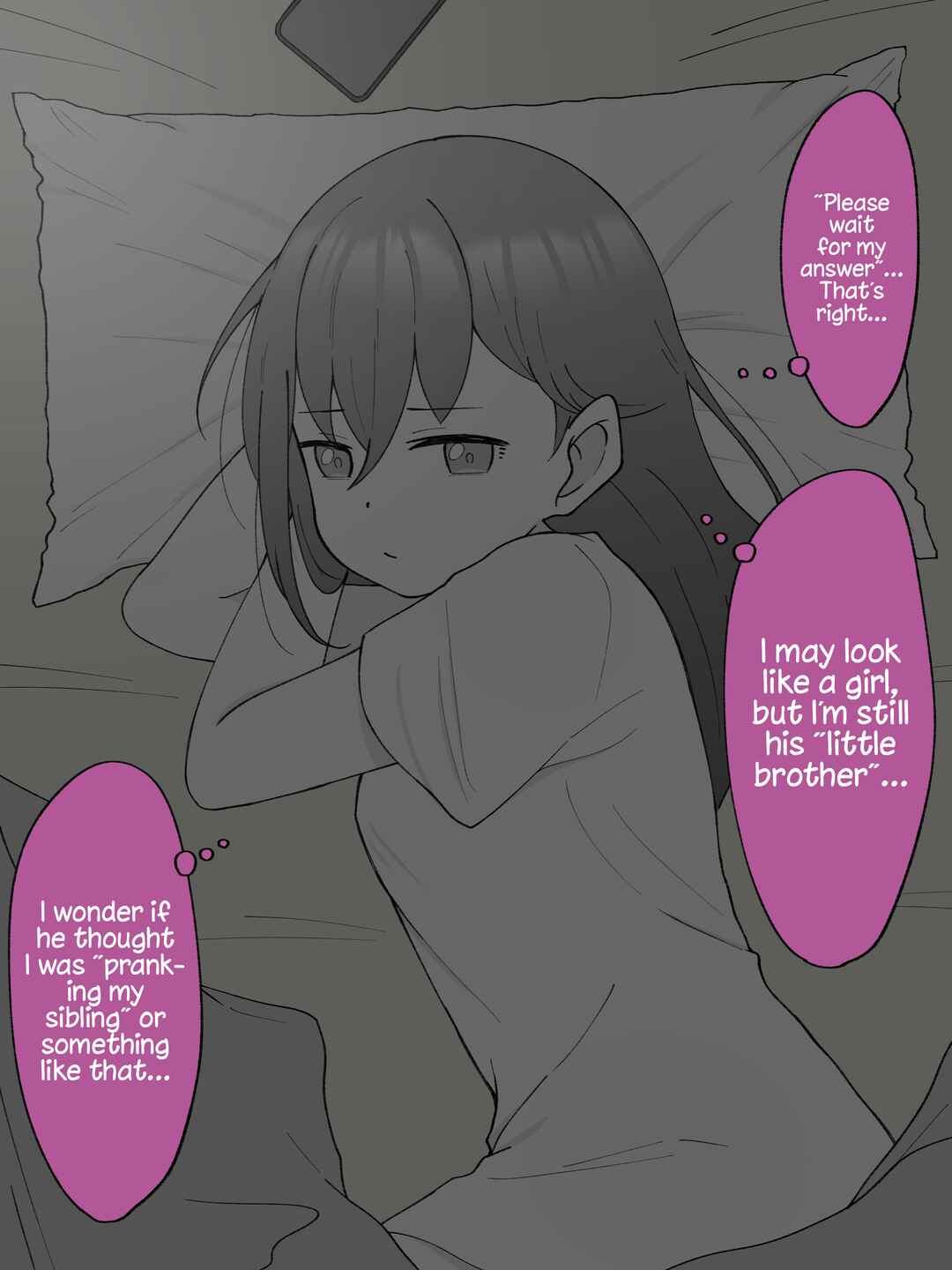Page 1 Chapter 35.5 How the Little Brother Who Turned Into a Girl Became His Big Brothers Girlfriend. (Fantia 18+ Content)
