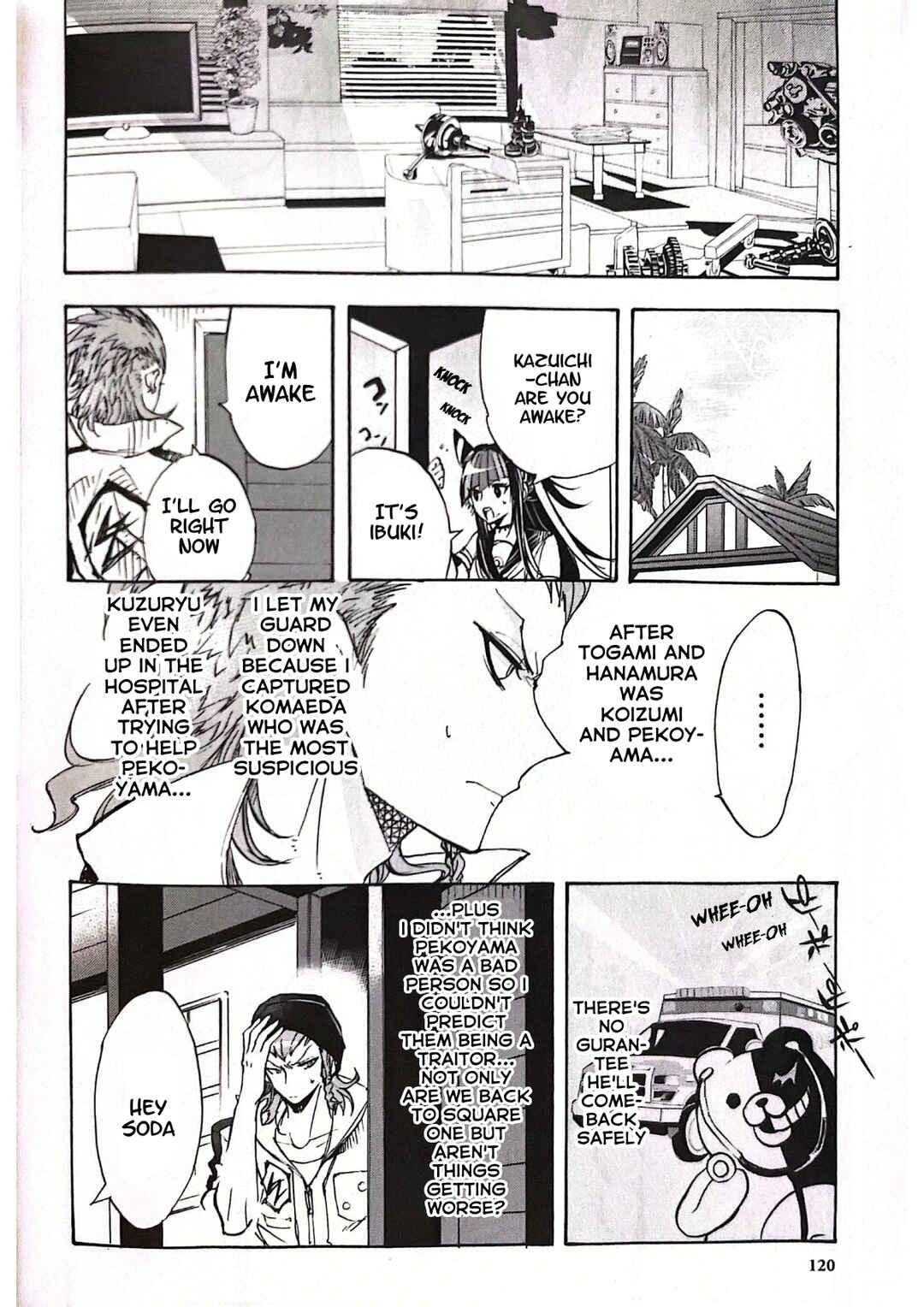 Page 4 Chapter 4 Super Danganronpa 2 - Zetsubouteki Ingaritsu no Naka no Souda Kazuichi