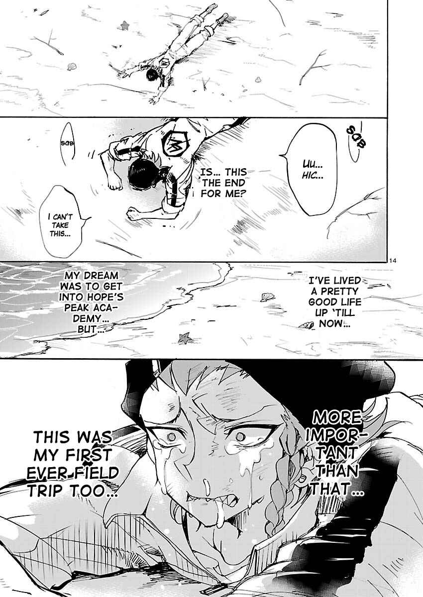 Page 14 Chapter 1 Super Danganronpa 2 - Zetsubouteki Ingaritsu no Naka no Souda Kazuichi