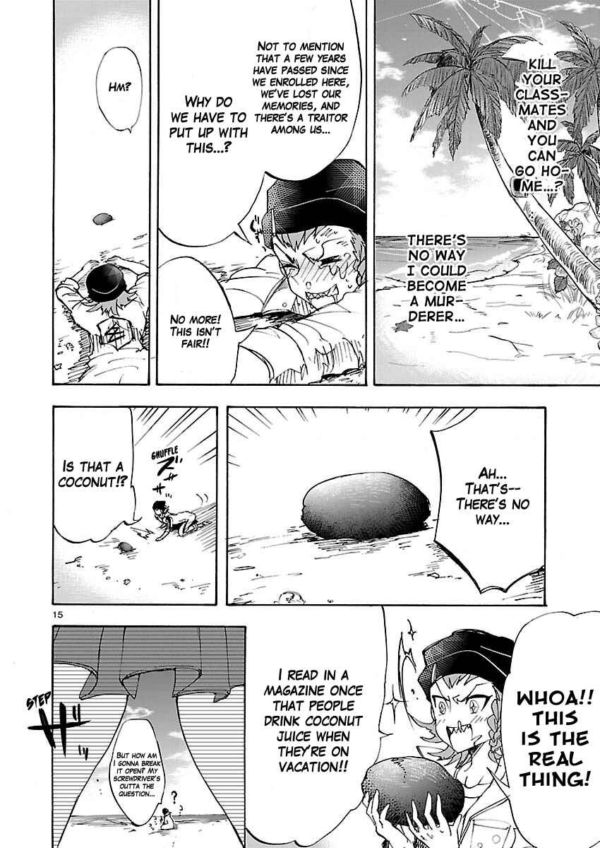 Page 15 Chapter 1 Super Danganronpa 2 - Zetsubouteki Ingaritsu no Naka no Souda Kazuichi