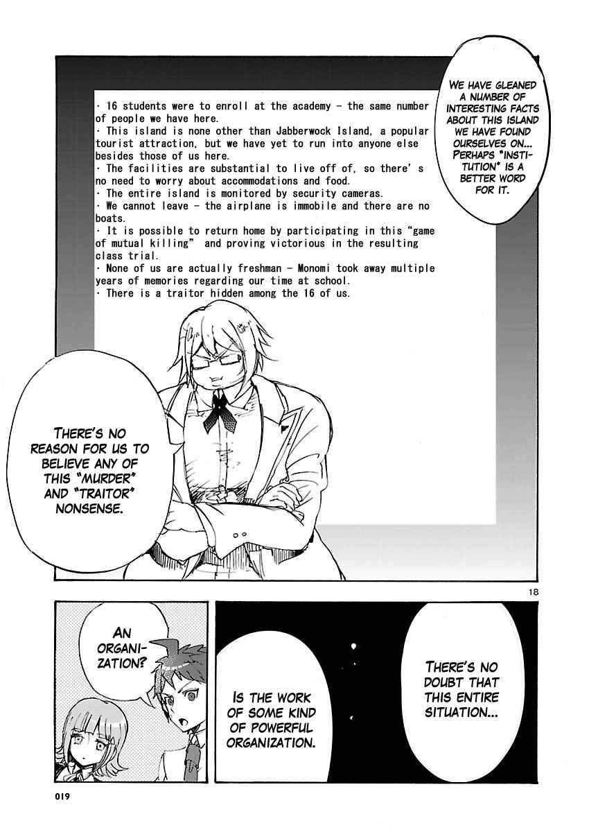Page 18 Chapter 1 Super Danganronpa 2 - Zetsubouteki Ingaritsu no Naka no Souda Kazuichi