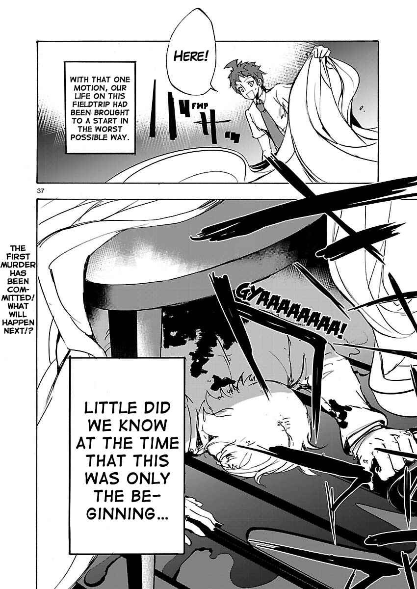 Page 37 Chapter 1 Super Danganronpa 2 - Zetsubouteki Ingaritsu no Naka no Souda Kazuichi