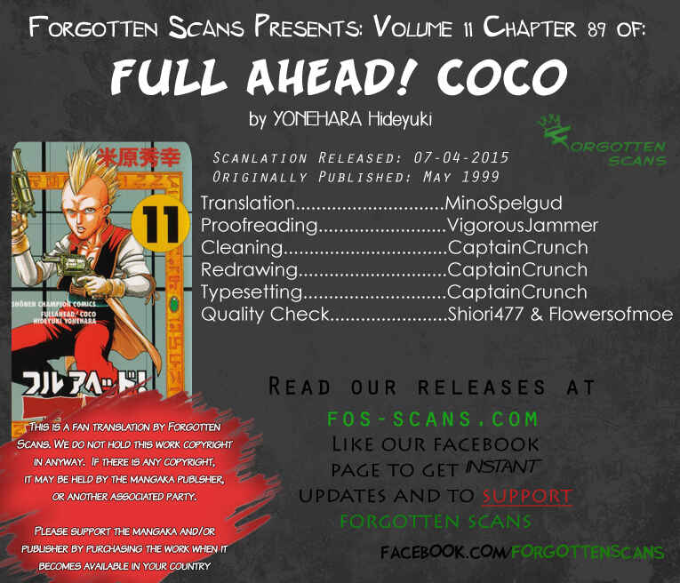 Page 1 Chapter 89 Full Ahead! Coco