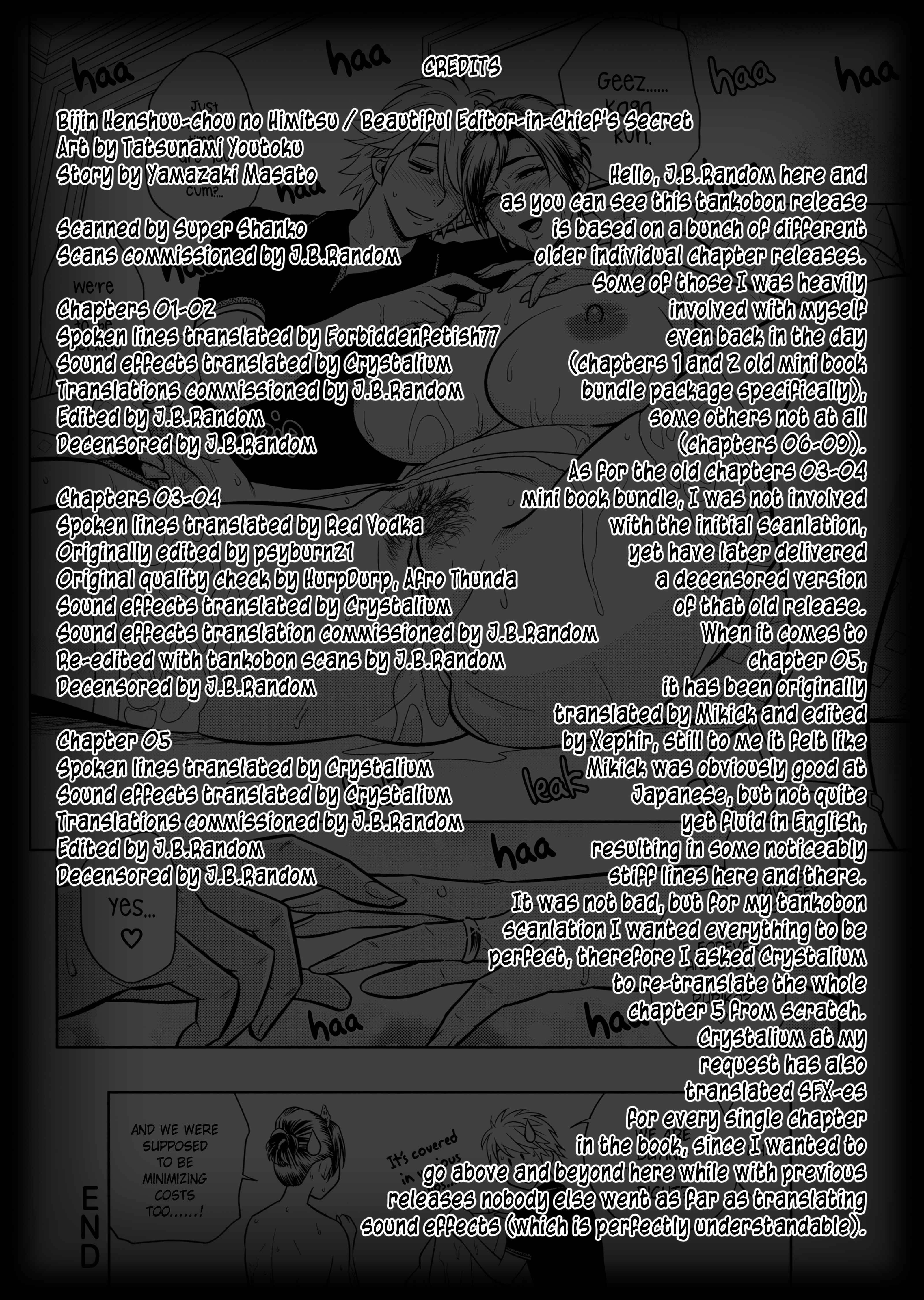 Page 1 Chapter 9.6 Bijin Henshuu-chou no Himitsu