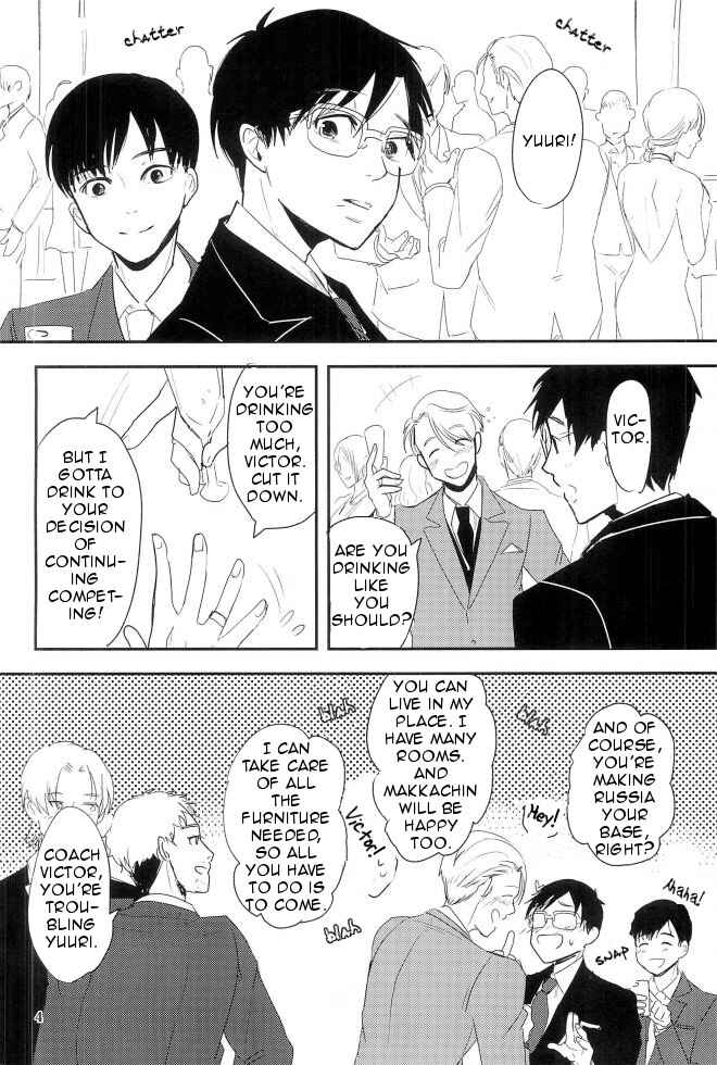 Page 4 Chapter Unknown_faba Yuri!!! on Ice - Moebius Loop No Sono Saki Ni (Doujinshi)