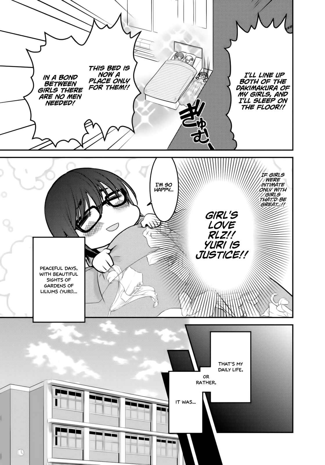 Page 9 Chapter 1 Ore ga Fujoshi de Aitsu ga Yuriota de