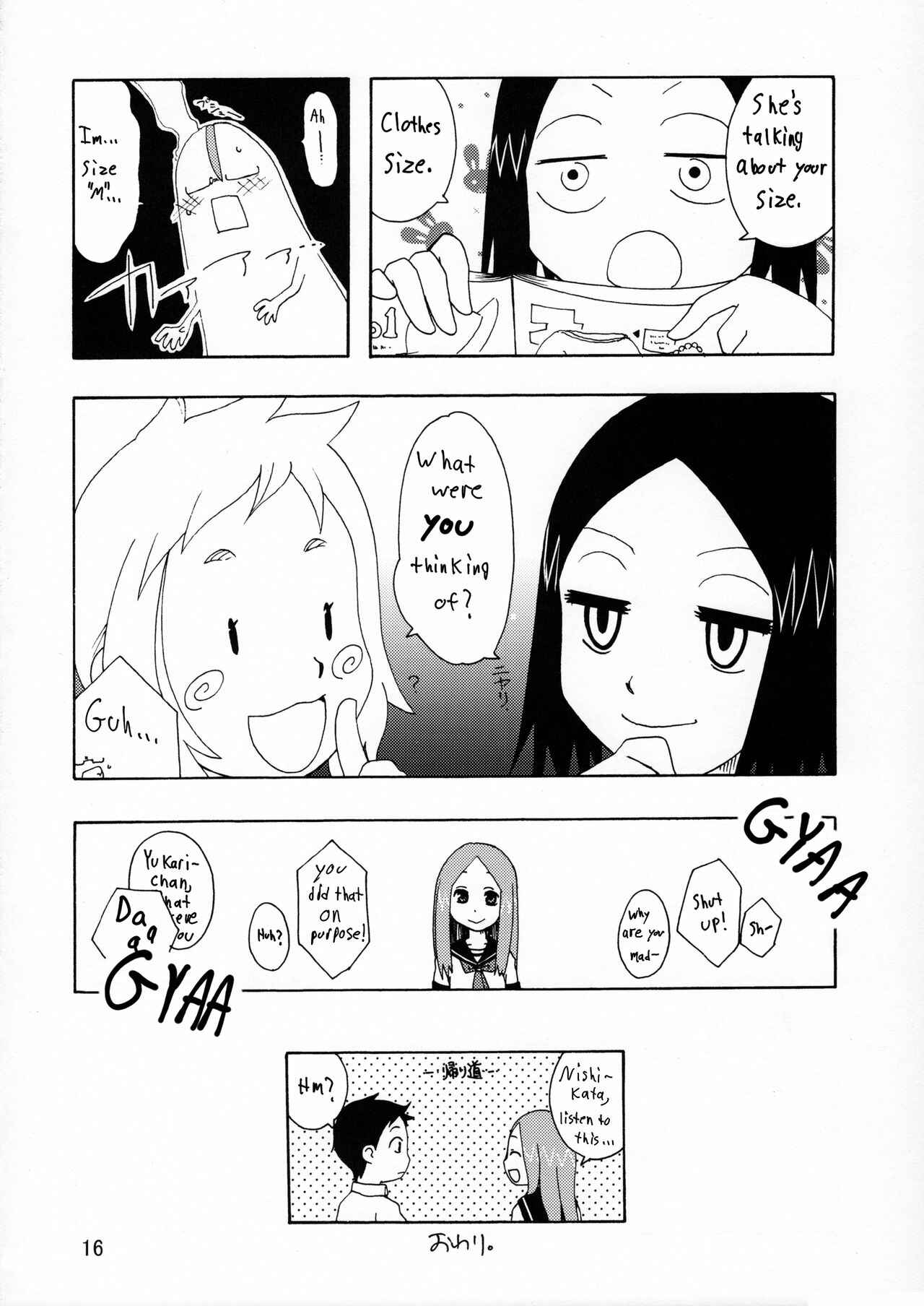 Page 15 Chapter Unknown_028a Karakai Jouzu no Takagi-san - Karakaix (Doujinshi)