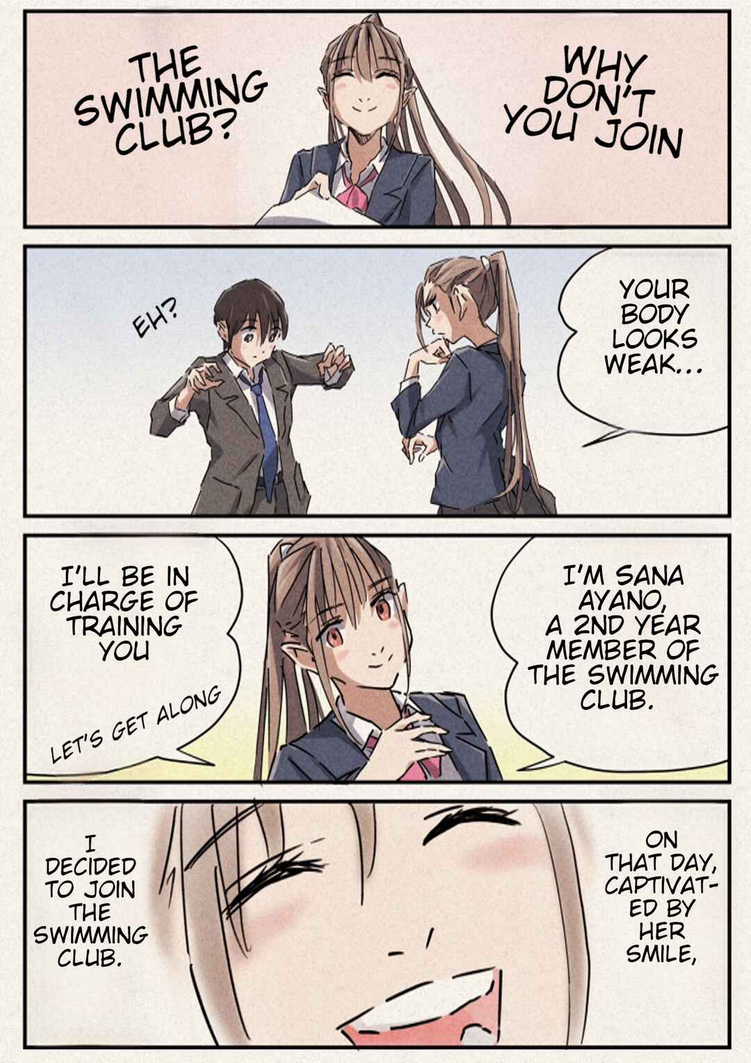 Page 3 Chapter 1 The Swimming Club Senpai Im Interested in (3-page Manga)