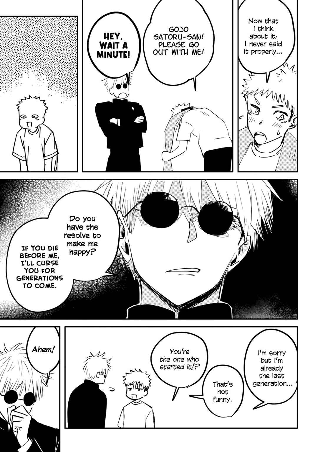 Page 60 Chapter Unknown_8ad8 Jujutsu Kaisen - Yuruginai Yuragi (Doujinshi)