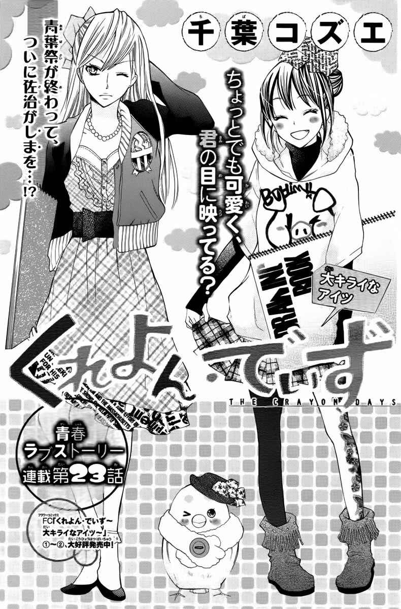 Page 1 Chapter 23 Crayon Days - Daikirai na Aitsu