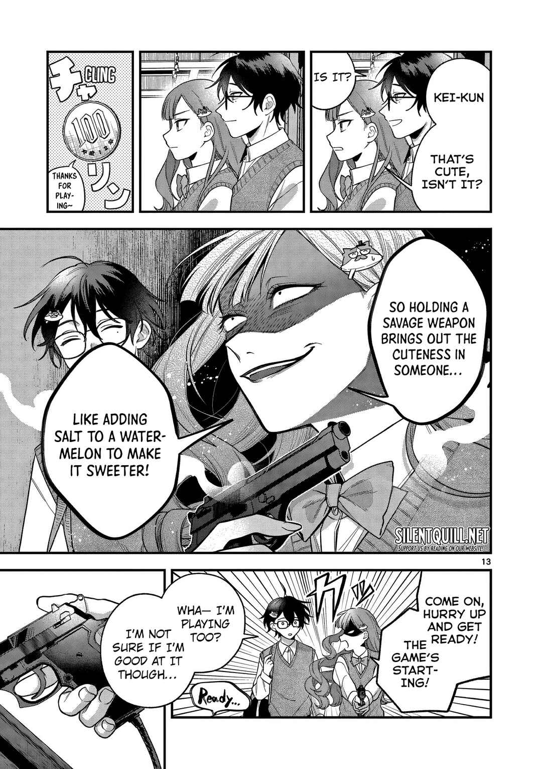 Page 14 Chapter 4 Janome-san wa Hohoemitai!