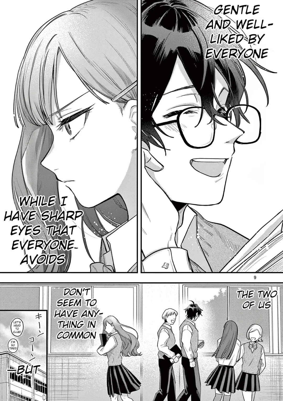 Page 9 Chapter 1 Janome-san wa Hohoemitai!