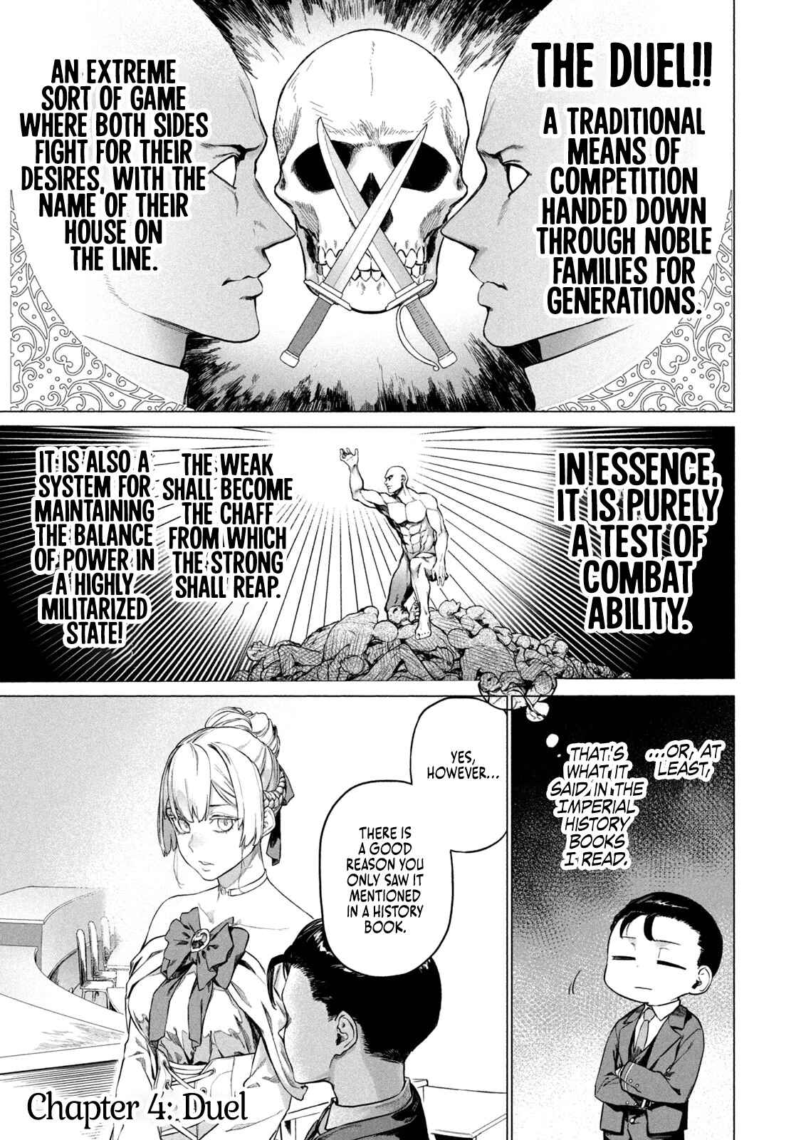 Page 1 Chapter 4 Wagamama Oujo ni Tsukaeta Bannou Shitsuji, Tonari no Teikoku de Saikyou no Gunjin ni Nariagari Musou Suru