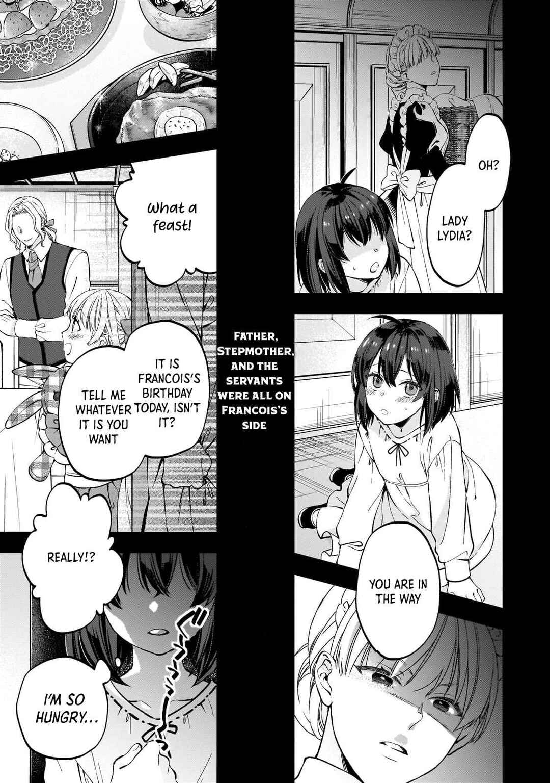 Page 13 Chapter 1 Taishu Shokudo Akuyaku Reijo Konyaku Hakisareta Node Shokudo o Hiraitara Yashinoryoku Ga Kaikashimashita