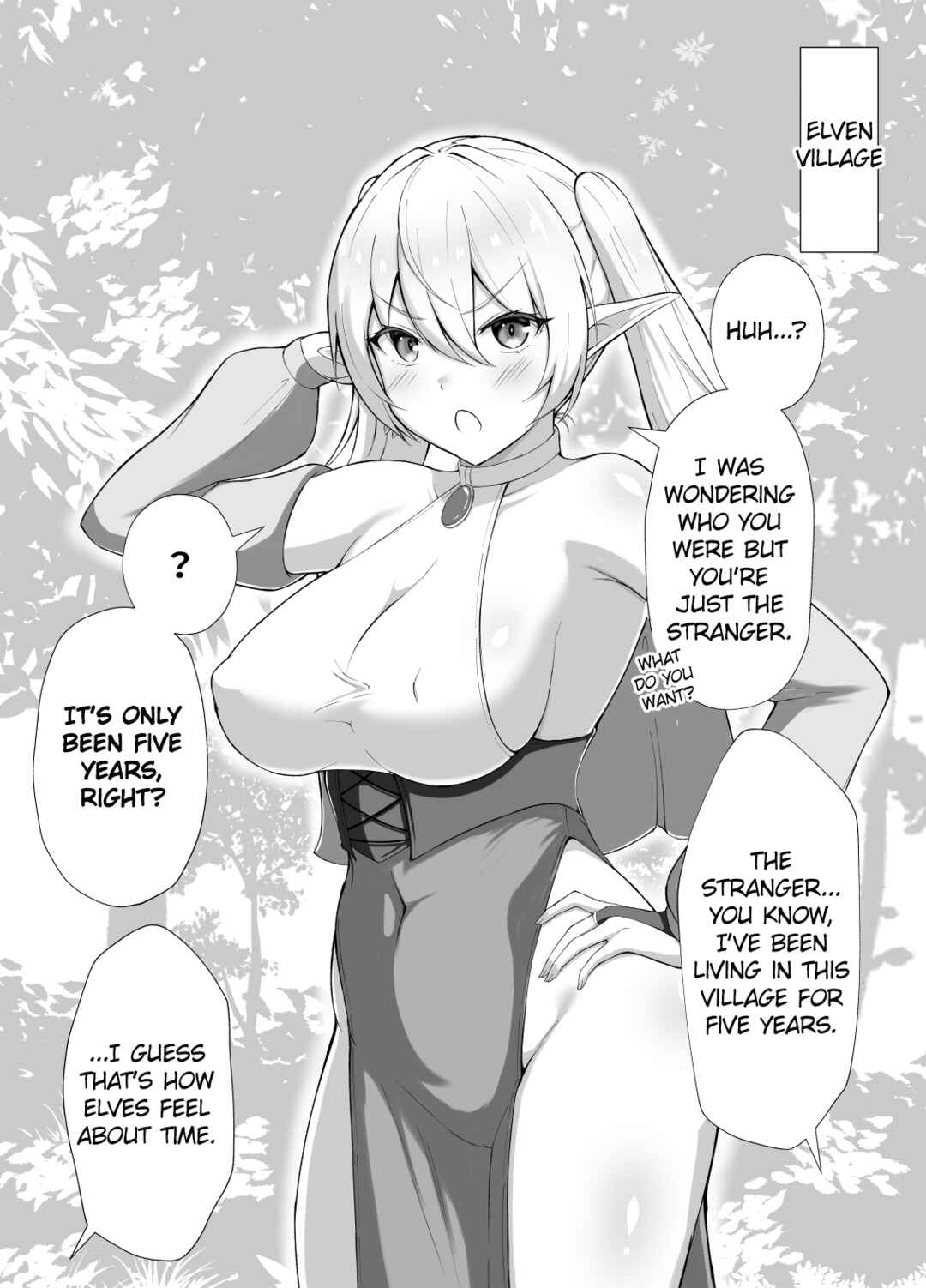 Page 1 Chapter 1 Ningen no Koto o Yoku Shiranakatta Elf-san