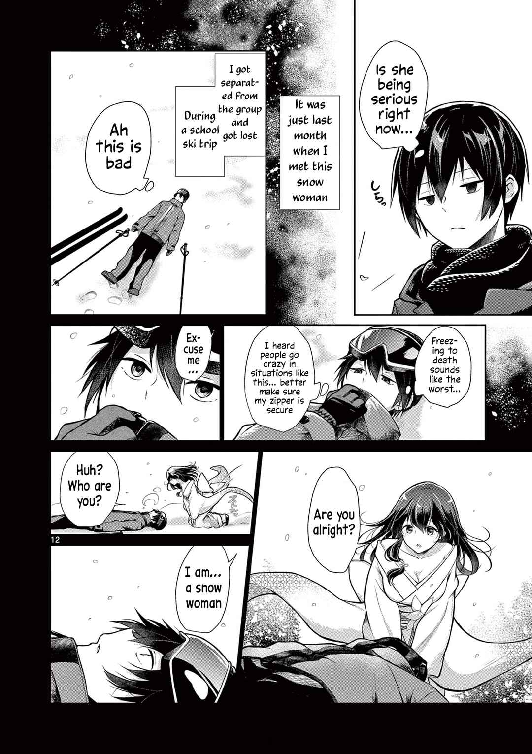 Page 12 Chapter Unknown_ca6d Yuki Onna wa Tsumetaku Saretai