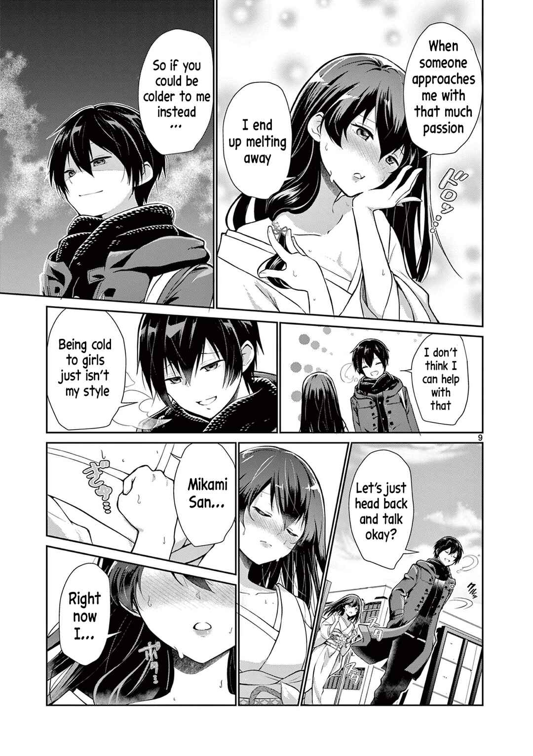 Page 9 Chapter Unknown_ca6d Yuki Onna wa Tsumetaku Saretai