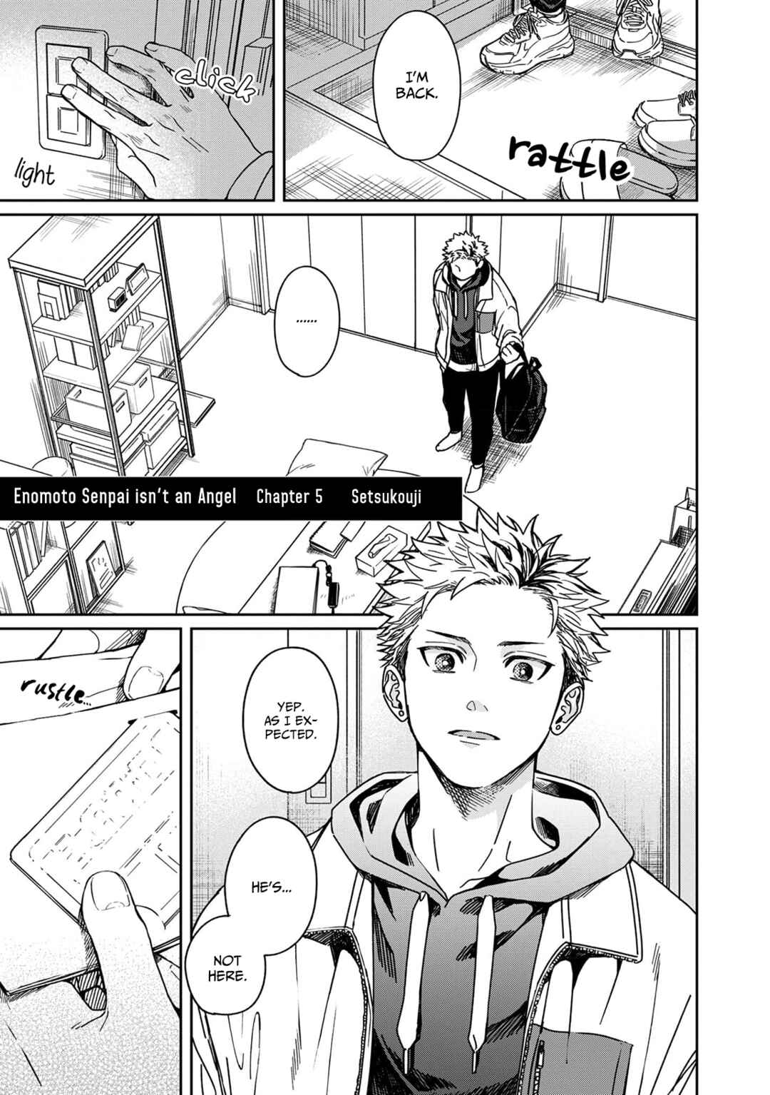 Page 1 Chapter 5 Enomoto-senpai wa Tenshi Nanka Janai