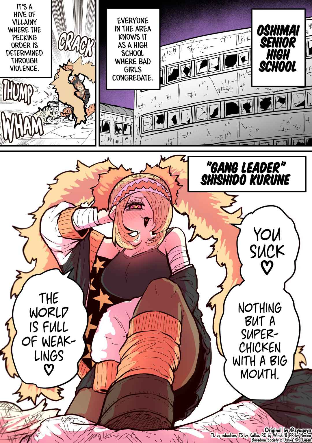 Page 1 Chapter 18 Being Targeted by Hyena-chan