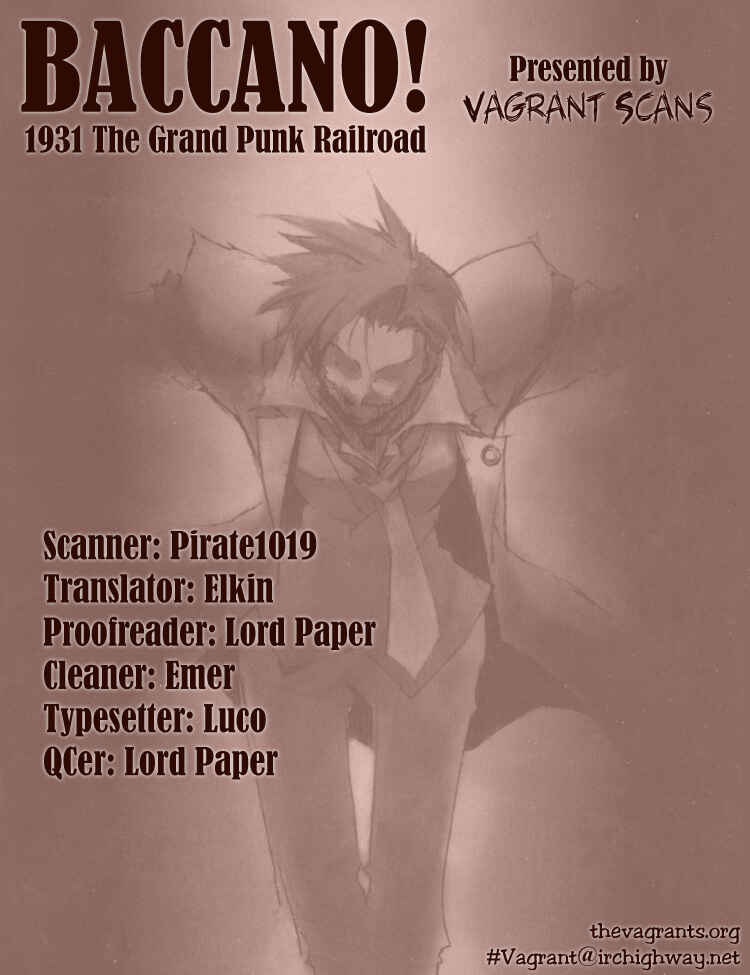 Page 26 Chapter 3 Baccano! 1931 The Grand Punk Railroad
