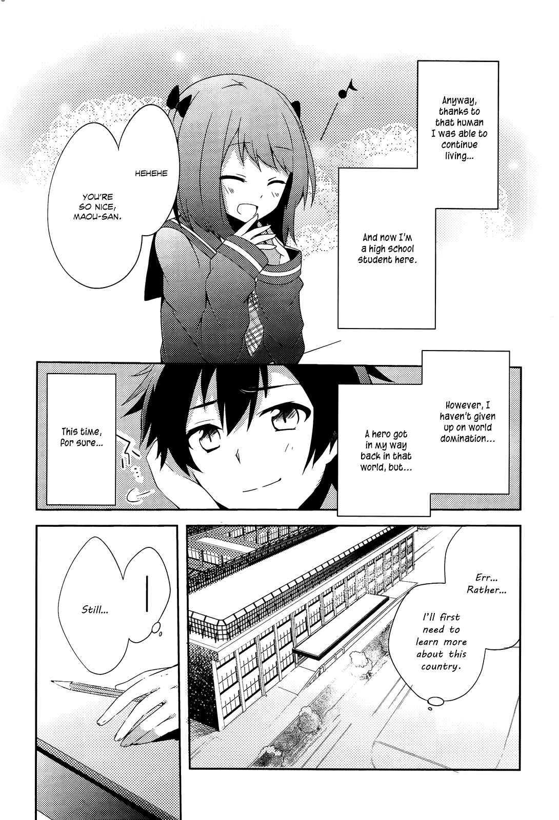 Page 8 Chapter 1 Hataraku Maou-sama! High School!