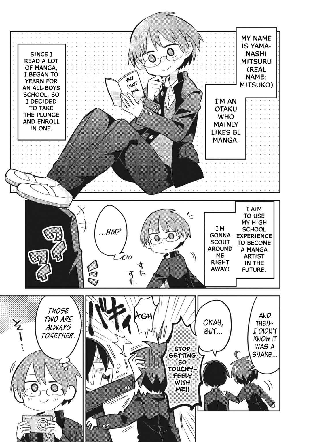 Page 12 Chapter 8 Puberty, an All Boys School!? and Nakano-kun