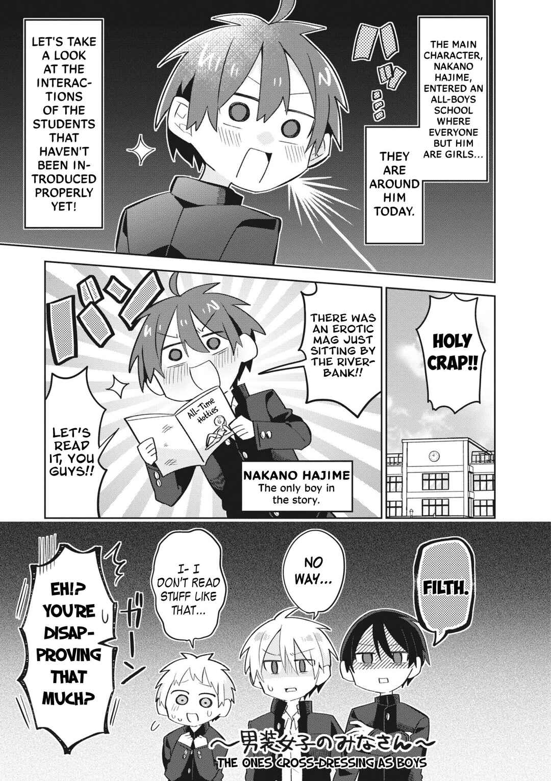 Page 8 Chapter 8 Puberty, an All Boys School!? and Nakano-kun