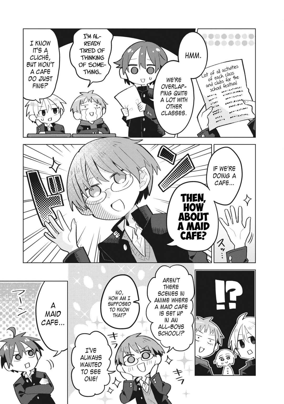 Page 4 Chapter 13 Puberty, an All Boys School!? and Nakano-kun