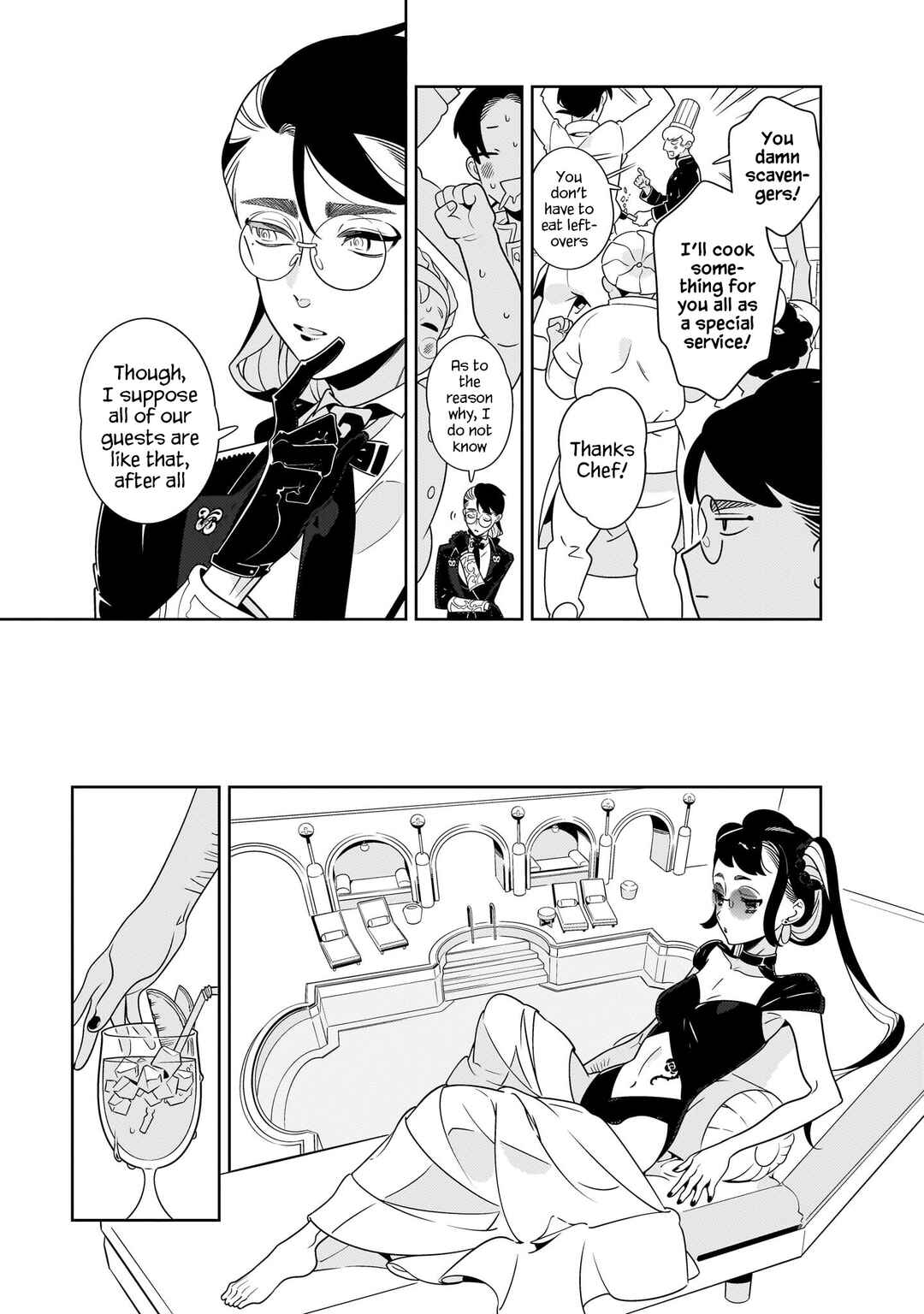 Page 9 Chapter 2 Hotel Laurel no Wataridoritachi