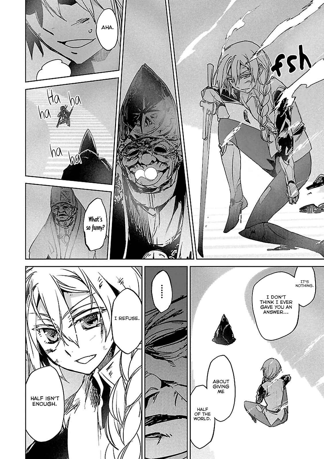 Page 29 Chapter 57 MAOYU : Archenemy and Hero “Become mine, Hero” “I refuse!”