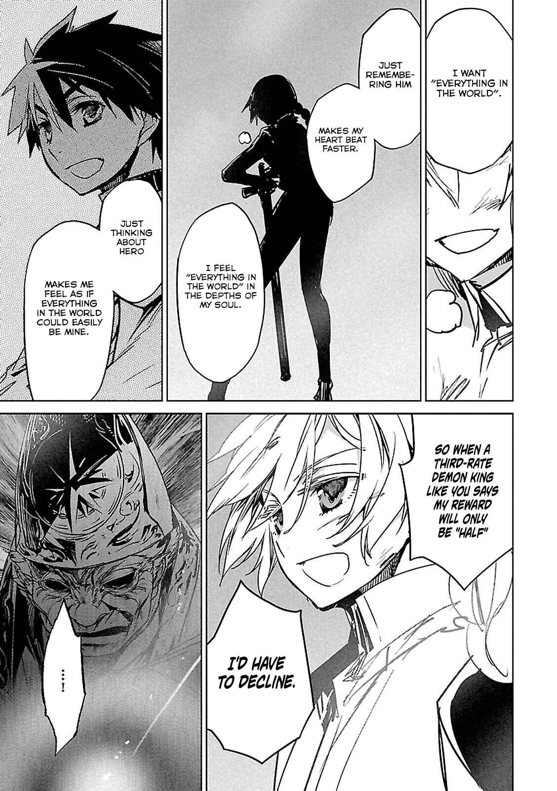 Page 30 Chapter 57 MAOYU : Archenemy and Hero “Become mine, Hero” “I refuse!”