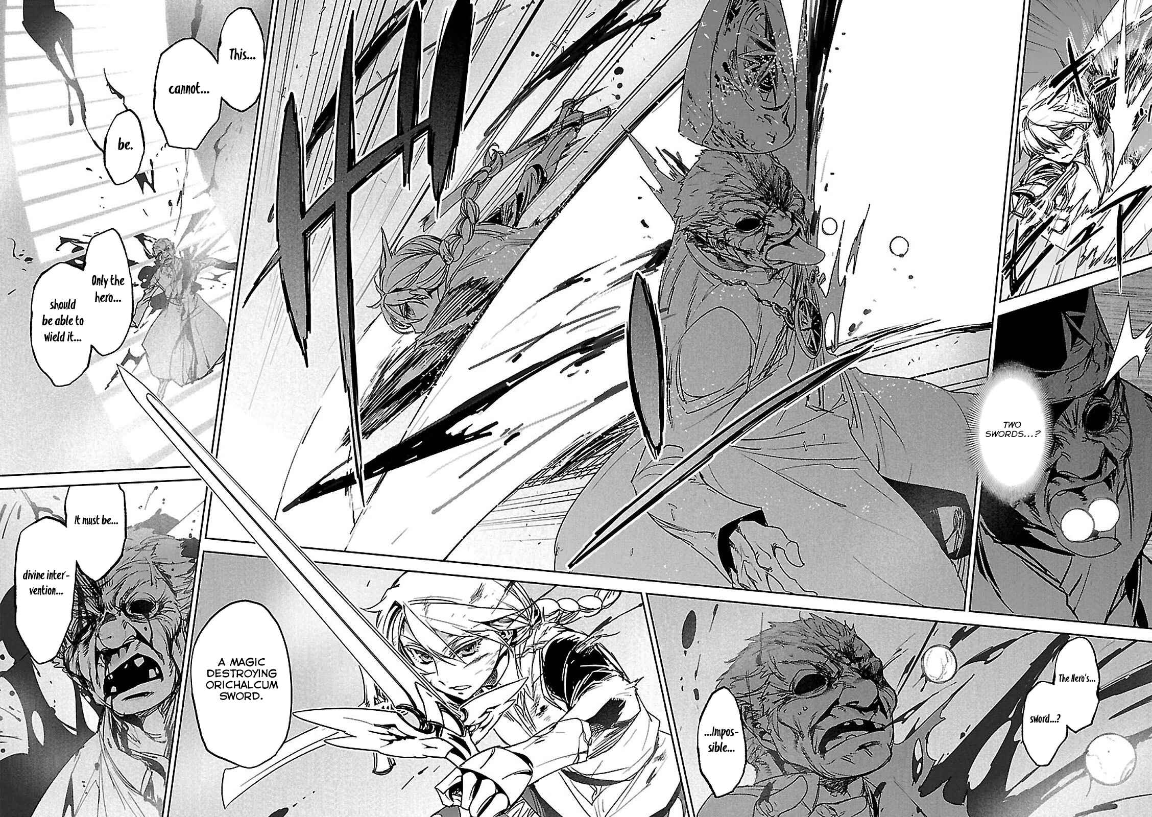 Page 37 Chapter 57 MAOYU : Archenemy and Hero “Become mine, Hero” “I refuse!”